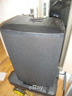 PAIR of PROSOUND 15 active / powered DJ PA Speakers VGC only used once