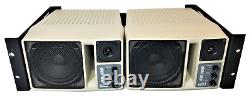 PAIR of Profesional Anchor AN-100 Powered Monitor Speakers, Rack Mountable