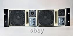 PAIR of Profesional Anchor AN-100 Powered Monitor Speakers, Rack Mountable