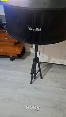 PA Speaker System Set with Stands Pair Active Powered DJ Vocal-Star Vs-250a