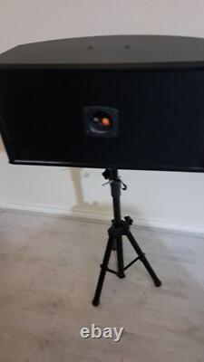 PA Speaker System Set with Stands Pair Active Powered DJ Vocal-Star Vs-250a