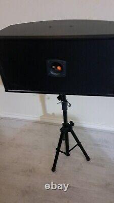 PA Speaker System Set with Stands Pair Active Powered DJ Vocal-Star Vs-250a