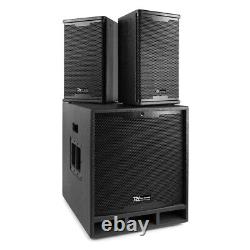 PA System for Guitar and Vocals 12 Subwoofer with Pair of 6.5 Tops, PD1200