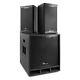 PA System for Guitar and Vocals 12 Subwoofer with Pair of 6.5 Tops, PD1200