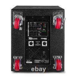 PA System for Guitar and Vocals 12 Subwoofer with Pair of 6.5 Tops, PD1200