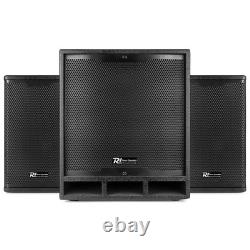 PA System for Guitar and Vocals 12 Subwoofer with Pair of 6.5 Tops, PD1200