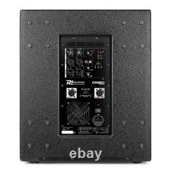 PA System for Guitar and Vocals 12 Subwoofer with Pair of 6.5 Tops, PD1200