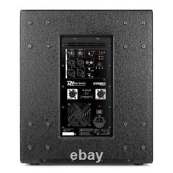 PA System for Guitar and Vocals 12 Subwoofer with Pair of 6.5 Tops, PD1200