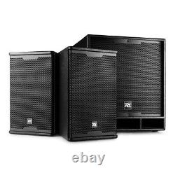 PA System for Live Band, Active 18 Subwoofer with Pair of 10 Speakers Package