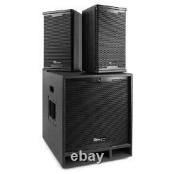 PA System for Singers, Guitar and Vocals 15 Subwoofer with Pair of 8 Speakers