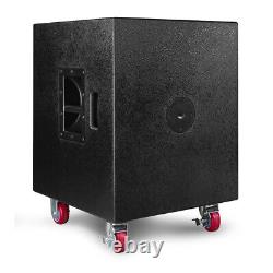 PA System for Singers, Guitar and Vocals 15 Subwoofer with Pair of 8 Speakers