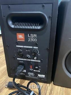 Pair 2 JBL LSR 2300 Series LSR 2325P Powered Studio Monitor