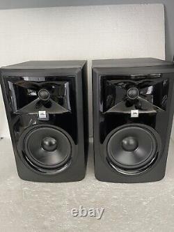 Pair (2) Of JBL 3 Series 306p MKII 6 Powered Studio Monitor Speaker