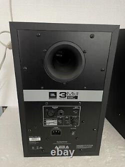 Pair (2) Of JBL 3 Series 306p MKII 6 Powered Studio Monitor Speaker