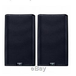 Pair (2) Qsc K10.2 Speakers With Qsc Tote Bags And Power Cords