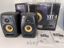 Pair 2x KRK VXT4 Powered Active Studio Monitor Speaker DJ Audio Sound Tested#884