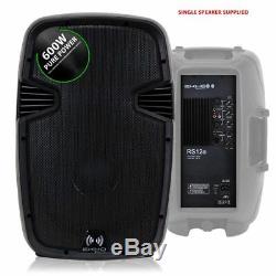 Pair Active Powered RS-12 DJ PA Speakers with 15 Bass Bin Subwoofer2000w Peak