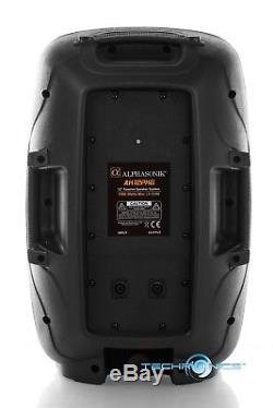 Pair Alphasonik All-in-one 12 Powered 1500w Pro Dj Amplified Loud Speakers
