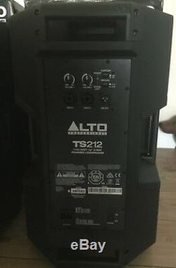 Pair Alto TS212 Powered Active PA Speakers in Boxes FRFR Used For Line 6 Helix