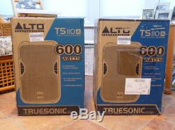 Pair, Alto TS 110 A, 10 PA Active/Powered Loudspeakers (300W continuous)