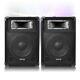 Pair CSB 12 Active DJ Speakers PA Sound System and Built-in 600w High Power Amp