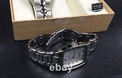 Pair Charles Raymond Chronograph Quartz Water Resistant Wristwatch In Box Sport