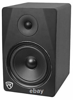 Pair DPM8B 8 2-Way 300W Active Powered Studio Black Audio Monitor Speaker