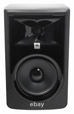 Pair JBL 306P MkII 6 Powered Studio Monitor Monitoring Speakers+37 Stands