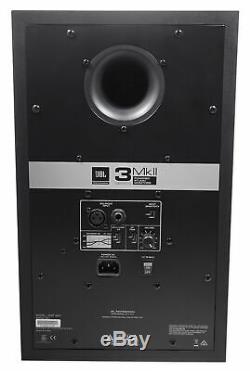Pair JBL 308P MkII 8 Powered Studio Monitor Monitoring Speakers+29 Stands