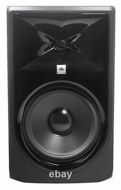 Pair JBL 308P MkII 8 Powered Studio Monitor Monitoring Speakers+37 Stands