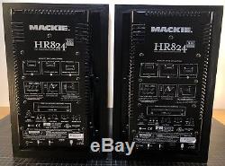 Pair Mackie HR824 Active Powered Studio Monitor Speakers