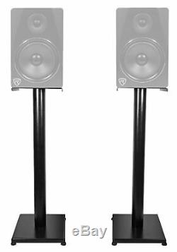 Pair Mackie MR524 5 50 Watt Powered Active Studio Monitor Speakers+29 Stands