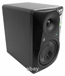 Pair Mackie MR624 6.5 65 Watt Powered Active Studio Monitor Speakers+21 Stands