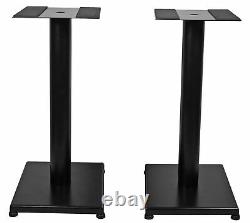 Pair Mackie MR624 6.5 65 Watt Powered Active Studio Monitor Speakers+21 Stands