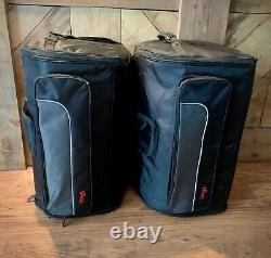 Pair Mackie Srm 450 V3 Powered Speakers + Gig Bags