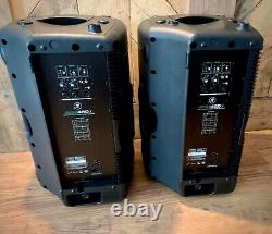 Pair Mackie Srm 450 V3 Powered Speakers + Gig Bags