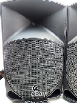 Pair Mackie Thump TH-15A 400W Active Powered Speaker Reinforcement Loudspeaker