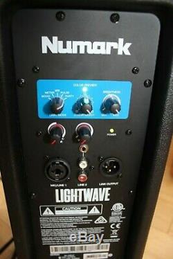 Pair Numark Lightwave 200W Active Powered DJ Disco Speakers (200w + 200w)