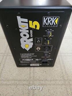 Pair Of 2 KRK Rokit Powered 5 Studio Monitors Speakers