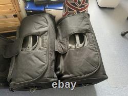 Pair Of Active Powered Mackie Speakers SRM450 V2, 2x flight bags/stands