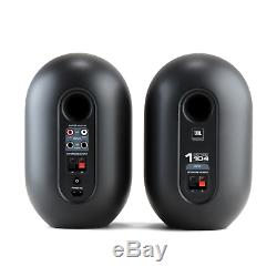 Pair Of Black JBL 104 Reference Active 60w Total Power Studio Monitor Speakers