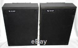 Pair Of Electro Voice High Power Surround Sound Speakers Black Sl10-2v