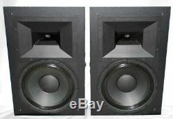 Pair Of Electro Voice High Power Surround Sound Speakers Black Sl10-2v