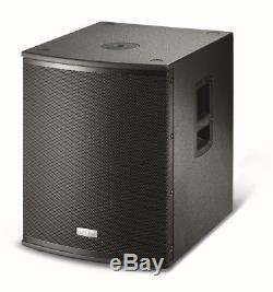 Pair Of Fbt X-sub15sa Powered 15 Active Subwoofer X-lite Sub 15sa With Covers
