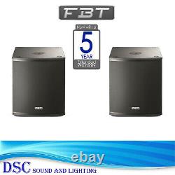 Pair Of Fbt X-sub15sa Powered 15 Active Subwoofers X-lite Sub 15sa