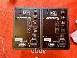 Pair Of KRK ROKIT 4 G4 Studio Monitor Black Speakers Rokit4 Powered
