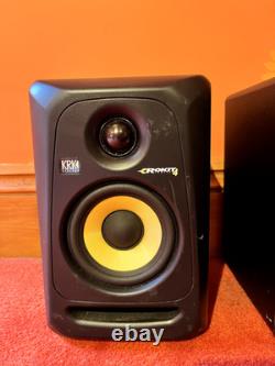 Pair Of KRK ROKIT 4 G4 Studio Monitor Black Speakers Rokit4 Powered