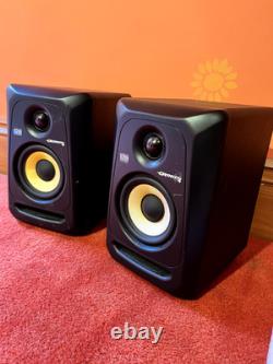 Pair Of KRK ROKIT 4 G4 Studio Monitor Black Speakers Rokit4 Powered