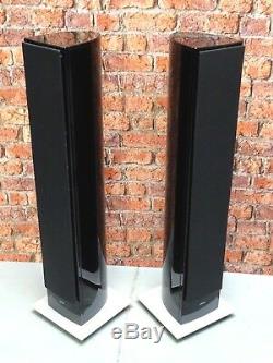 Pair Of Loewe L2A Active Powered Gloss Black Floor Standing Loudspeakers