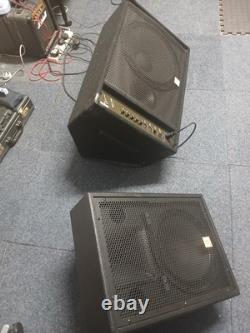 Pair Of Monitor PA speakers One Powered One Passive
